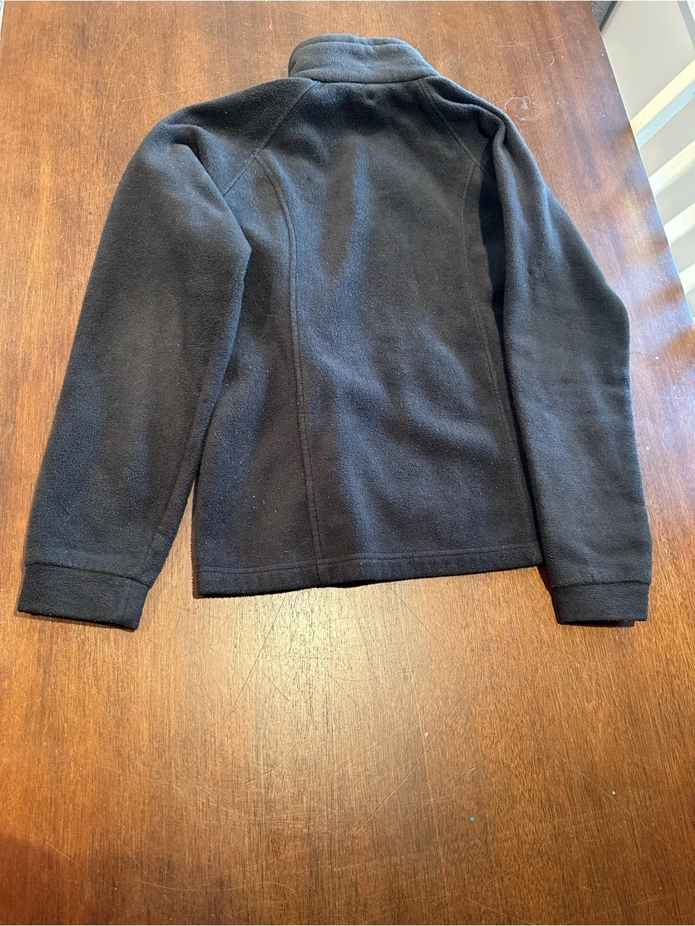 Columbia Youth Black Fleece Jacket, Full Zip Pockets, 18-20 A3: 1185